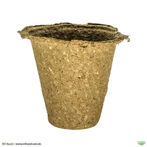 Vaso Biodegradável para plantio de sementes 9,5cm x 9,5cm