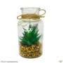 Suculenta Artificial Verde com Vaso 12cm - 37200001