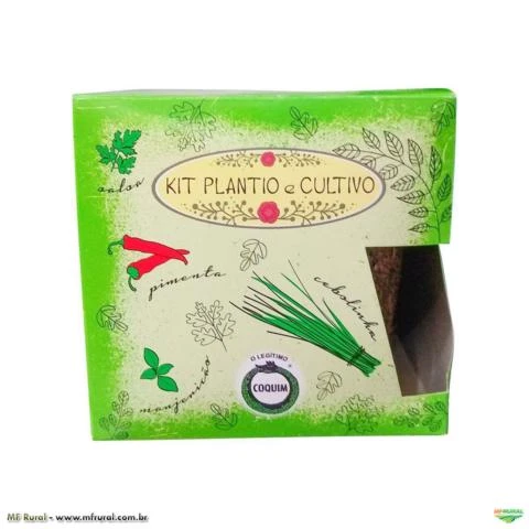 Kit Plantio e Cultivo de Cebolinha - Coquim