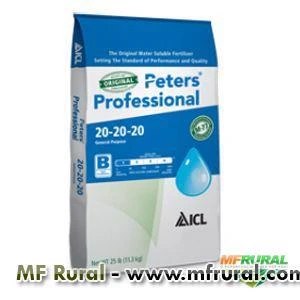 Fertilizante Mineral Misto Peters Professional 20-20-20 para Aplicação Foliar e Fertirrigação 11,34k