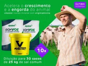 Sal Mineral V-Master Virginiamicina + Fosfato Bicálcico