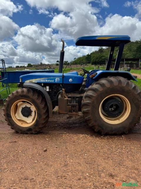 Trator New Holland 7630 2016 Traçado Imagem Trator New Holland 7630 2016 Traçado