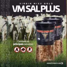 Vermifugo Virgin Mixx Gold VM Sal Plus - Verme, Carrapato e Mosca