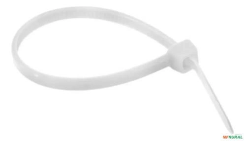 Abraçadeira de Nylon 3.6X300 branco Pacote Com 100 Unidades Imagem Abraçadeira de Nylon 3.6X300 branco Pacote Com 100 Unidades