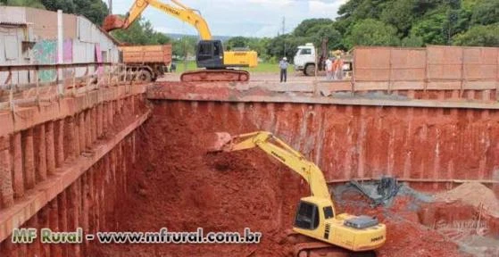 Fazemos, Tanques de peixe, barragens,  terraplenagem, escavação, pavimentação  e outros