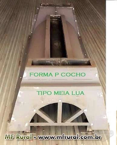 FORMAS METALICAS PARA COCHOS DE CONCRETO