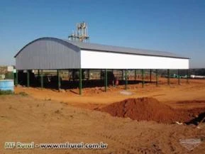 ESTRUTURAS METÁLICAS PARA GALPÃO DE 15X40