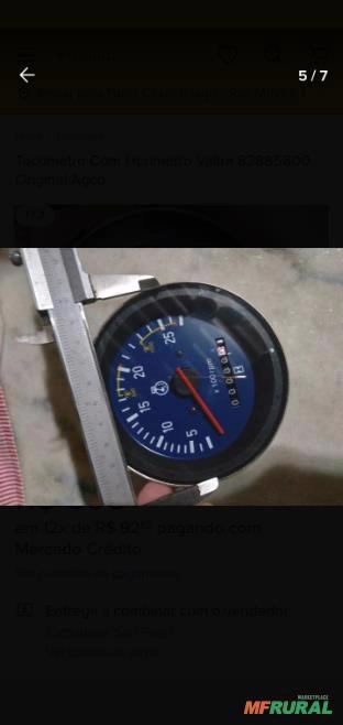 Imagem Tacometro com horimetro valtra Imagem Tacometro com horimetro valtra