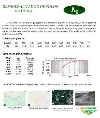 Pó de Rocha - Pó de granito Imagem Pó de Rocha - Pó de granito