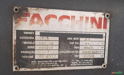 Imagem FACCHINI ANO 2012 / TRIElL - HT ANO 2014 CAÇAMBA BASCULANTE - CONJUNTO Imagem FACCHINI ANO 2012 / TRIElL - HT ANO 2014 CAÇAMBA BASCULANTE - CONJUNTO