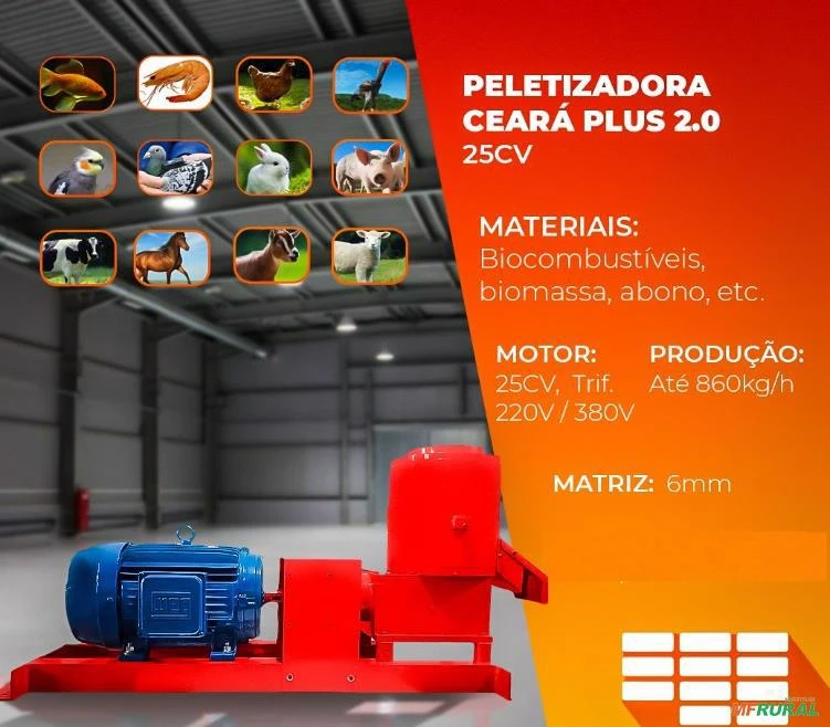 Peletizadora Ceará Plus 25CV 2.0