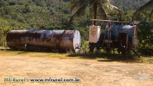 Caldeira Ata automática de 500 kg com tanque de combustível de 12000 litros. Imagem Caldeira Ata automática de 500 kg com tanque de combustível de 12000 litros.