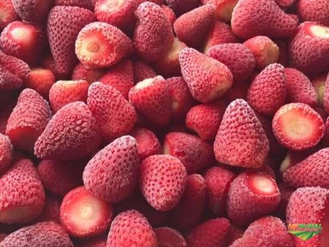 Morangos Congelados Importado Imagem Morangos Congelados Importado