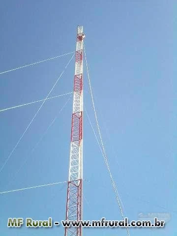 Torre Estaiada, Autoportante e Soluções em Radiocomunicação