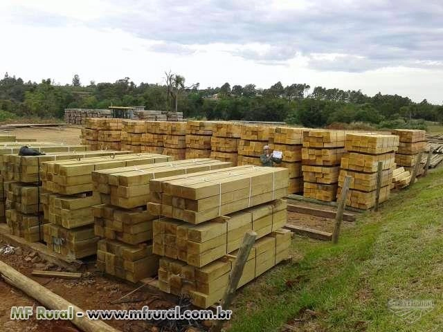 DORMENTES DE MADEIRA QUEBRACHO IMPORTADO Imagem DORMENTES DE MADEIRA QUEBRACHO IMPORTADO