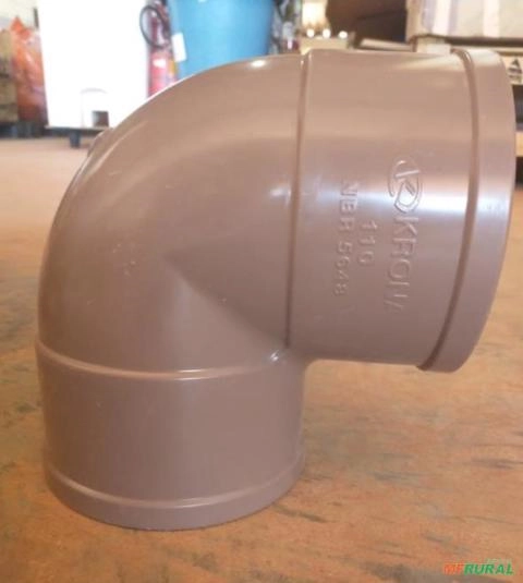 Imagem Joelho 90º PVC Soldável 110 mm Imagem Joelho 90º PVC Soldável 110 mm