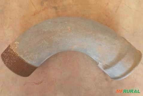 Curva Galvanizada M/F 90° de 3" Imagem Curva Galvanizada M/F 90° de 3"