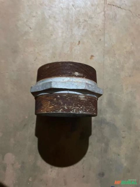 Niple Duplo Galvanizado 6" Imagem Niple Duplo Galvanizado 6"