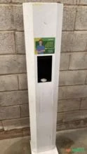 SUPORTE TOTEM DISPENSADOR DE ÁLCOOL EM GEL C7274