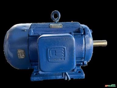 Motor elétrico 15 cv Tri 1700 rpm 4 p Recondicionado C3015 Imagem Motor elétrico 15 cv Tri 1700 rpm 4 p Recondicionado C3015