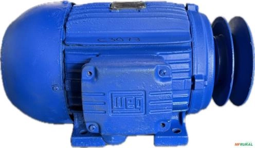 Motor elétrico 4 cv  4 hp Trif weg  1700 rpm 4 polos C3073 Imagem Motor elétrico 4 cv  4 hp Trif weg  1700 rpm 4 polos C3073