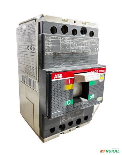 Disjuntor Caixa Moldada 63a GE ABB Merlin Gerin WEG C2554 Imagem Disjuntor Caixa Moldada 63a GE ABB Merlin Gerin WEG C2554