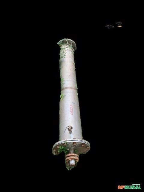 Tubo De Inox 211cm x 26 cm - C6800 Imagem Tubo De Inox 211cm x 26 cm - C6800