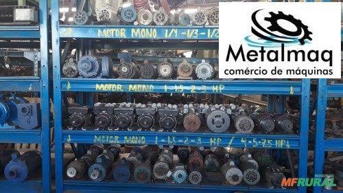 Motor elétrico 10 cv 10 hp Monofásico weg Eberle 1700 rpm 4 polos C2114 Imagem Motor elétrico 10 cv 10 hp Monofásico weg Eberle 1700 rpm 4 polos C2114