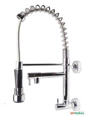 Torneira Cozinha Gourmet Parede Ducha Spray 45cm C2379 Torneira Cozinha Gourmet Parede Ducha Spray 45cm C2379