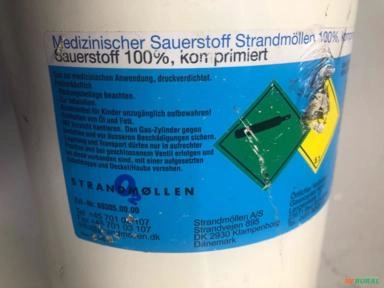 Imagem Cilindro Oxigênio Hospitalar C8206 Imagem Cilindro Oxigênio Hospitalar C8206