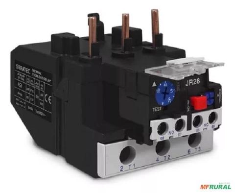 Relé Térmico JR28-3357 Ajuste 37~50A Sibratec C3206 Imagem Relé Térmico JR28-3357 Ajuste 37~50A Sibratec C3206