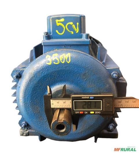 Imagem Motor Elétrico 5 Cv Hp 3500 Rpm 2p Não Revisado não weg C2042 Imagem Motor Elétrico 5 Cv Hp 3500 Rpm 2p Não Revisado não weg C2042