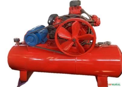 Compressor de ar 40 pés Schulz wayne pistão 10 hp c2492 Imagem Compressor de ar 40 pés Schulz wayne pistão 10 hp c2492