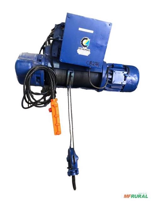 Talha elétrica cabo ou corrente 4 mov 1000 kg 1 ton C2512 Imagem Talha elétrica cabo ou corrente 4 mov 1000 kg 1 ton C2512