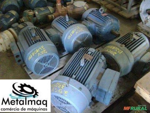Motor Elétrico 125 Cv Hp 1700 Rpm 4p Não Revisado não weg C2025 Imagem Motor Elétrico 125 Cv Hp 1700 Rpm 4p Não Revisado não weg C2025
