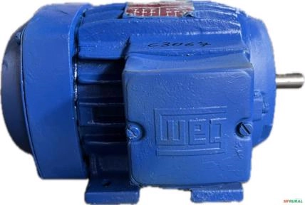 Motor elétrico 1/2 cv 0,50 hp Trif weg 1700rpm 4polos C4033 Imagem Motor elétrico 1/2 cv 0,50 hp Trif weg 1700rpm 4polos C4033