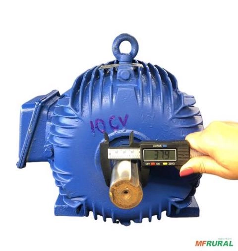 Imagem Motor elétrico 10 cv  10 hp Trif weg  1700 rpm 4 polos C4043 Imagem Motor elétrico 10 cv  10 hp Trif weg  1700 rpm 4 polos C4043
