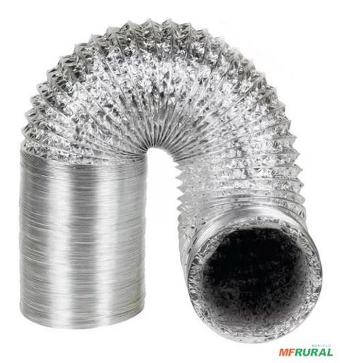 Tubo Tirar Ar Quente 400mm Chiller/Bomba De calor 16" c/2,5 metros C2985 Imagem Tubo Tirar Ar Quente 400mm Chiller/Bomba De calor 16" c/2,5 metros C2985