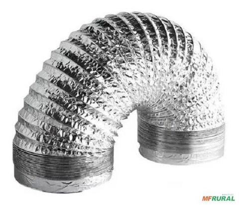 Tubo Tirar Ar Quente 300mm Chiller/Bomba De calor 12" C/5 Metros C2984 Imagem Tubo Tirar Ar Quente 300mm Chiller/Bomba De calor 12" C/5 Metros C2984