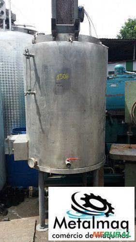 misturador encamisado de inox 700 litros motor 10 cv C1506 Imagem misturador encamisado de inox 700 litros motor 10 cv C1506