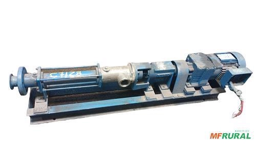 BOMBA PARA LODO LAMA NEMO HELICOIDAL 0,5HP USADA - C7128 Imagem BOMBA PARA LODO LAMA NEMO HELICOIDAL 0,5HP USADA - C7128