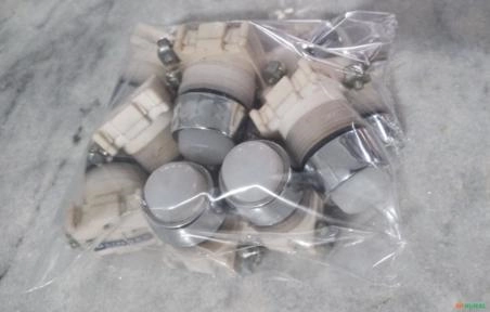 Sinaleiro branco alimentação direta 10x unid - C2804 Imagem Sinaleiro branco alimentação direta 10x unid - C2804