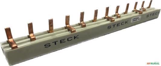 Barramento Trifásico 80A 12 Disjuntores-S3f210B-Steck C7520 Barramento Trifásico 80A 12 Disjuntores-S3f210B-Steck C7520