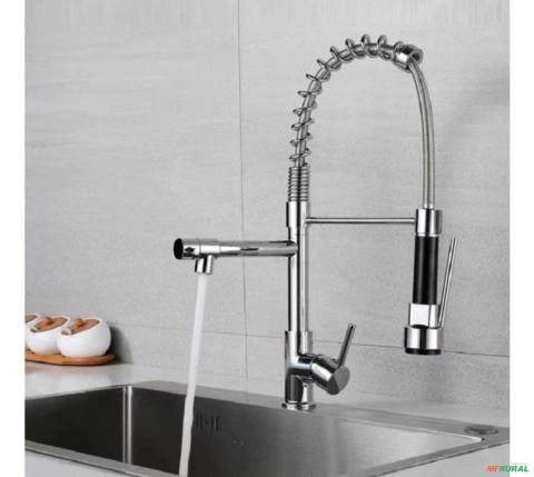 Torneira Cozinha Gourmet Pia Monocomando Extensível 50cm C2380 Imagem Torneira Cozinha Gourmet Pia Monocomando Extensível 50cm C2380