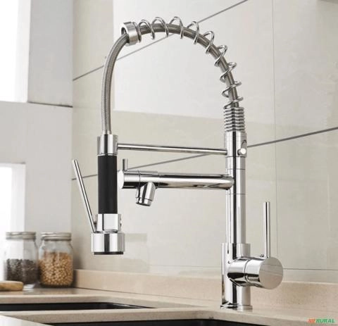 Imagem Torneira Cozinha Gourmet Pia Monocomando Extensível 50cm C2380 Imagem Torneira Cozinha Gourmet Pia Monocomando Extensível 50cm C2380