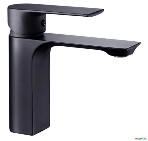 Torneira Banheiro Misturador Monocomando Quadrada Preto C2381 Imagem Torneira Banheiro Misturador Monocomando Quadrada Preto C2381