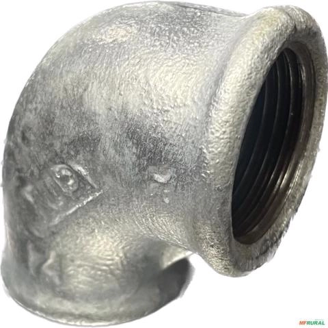 5x Cotovelo 90° Galvanizado 3/4 Imagem 5x Cotovelo 90° Galvanizado 3/4
