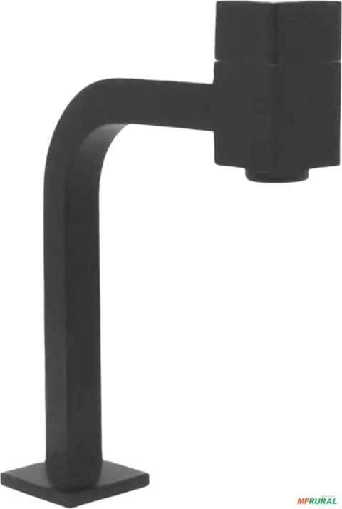 Torneira Link quadrada 90° baixa black c2394 Imagem Torneira Link quadrada 90° baixa black c2394