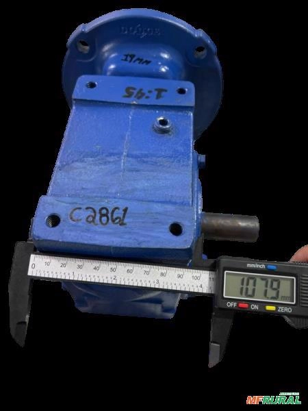 Imagem Redutor de velocidade coroa S/ fim 19mm 1:45 2 cv C2861 Imagem Redutor de velocidade coroa S/ fim 19mm 1:45 2 cv C2861