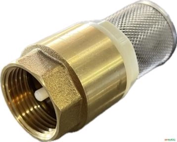Válvula Retenção Fundo Poço Tela Inox 1 Imagem Válvula Retenção Fundo Poço Tela Inox 1